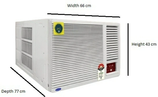 CARRIER 1.5 Ton 5 Star Window AC  - White
