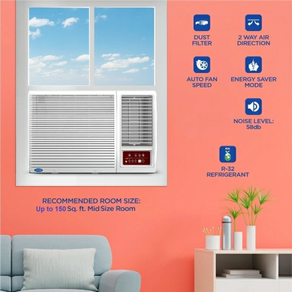 CARRIER 1.5 Ton 5 Star Window AC  - White