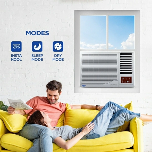 CARRIER 1.5 Ton 5 Star Window AC  - White