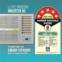 Lloyd 1.5 Ton 5 Star Window Inverter AC  - White