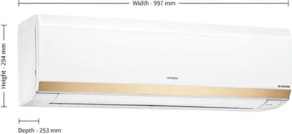 Hitachi 1.5 Ton 5 Star Split Inverter Expandable AC  - Gold