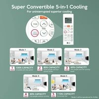LG Super Convertible 5-in-1 Cooling 1 Ton 3 Star Split Dual Inverter