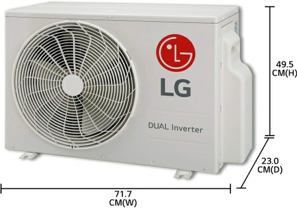 LG Super Convertible 5-in-1 Cooling 1 Ton 3 Star Split Dual Inverter