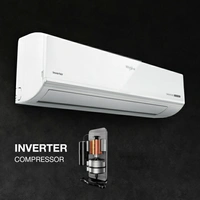 Whirlpool 4 in 1 Convertible Cooling 1 Ton 3 Star Split Inverter AC  - White