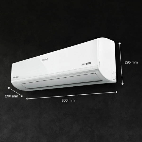 Whirlpool 4 in 1 Convertible Cooling 1 Ton 3 Star Split Inverter AC  - White