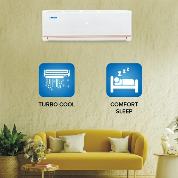 Blue Star 1 Ton 3 Star Split AC  - White