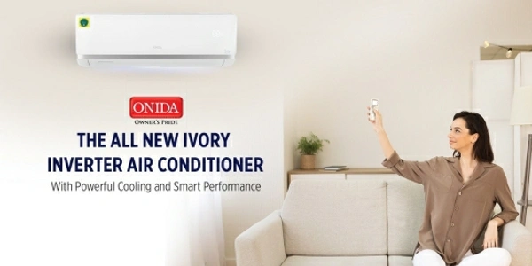 ONIDA 1.5 Ton 3 Star Split Inverter AC  - White