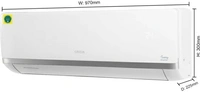 ONIDA 1.5 Ton 3 Star Split Inverter AC  - White