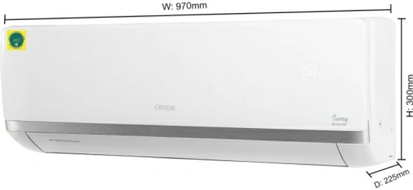 ONIDA 1.5 Ton 3 Star Split Inverter AC  - White