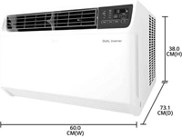 LG Convertible 4-in-1 Cooling 1 Ton 5 Star Window Dual Inverter 