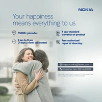 Nokia 4 in 1 Convertible Cooling 1 Ton 3 Star Split Inverter AC  - White