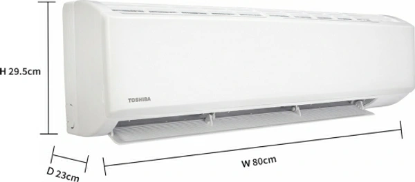 TOSHIBA 1 Ton 3 Star Split AC  - White