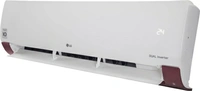 LG 1 Ton 3 Star Split Dual Inverter AC  - White, Maroon