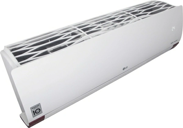 LG 1 Ton 3 Star Split Dual Inverter AC  - White, Maroon