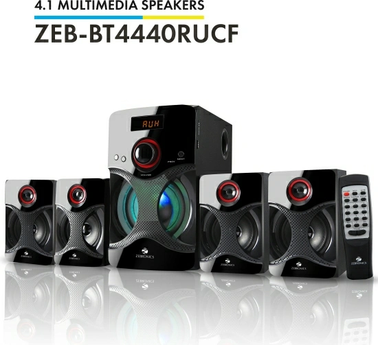 Zeb Feel Zeb Home Theater ZEBRONICS BT4440 RUCF 60 Watt Bluetooth