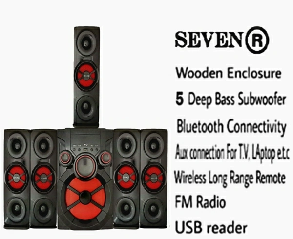 SEVEN R SB-07 -5.1 MULTIMEDIA TOWER SPEAKER 120 W Bluetooth Home Theatre