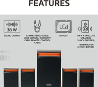 PHILIPS SPA8140B/94 38 W Bluetooth Home Theatre