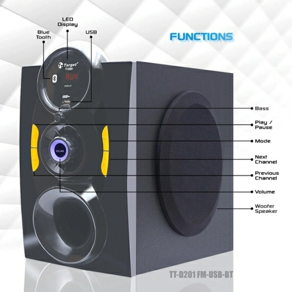 Target D201 81 W Bluetooth Home Theatre