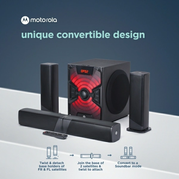 MOTOROLA AmphisoundX with HDMI Arc 120 W Bluetooth Home Theatre