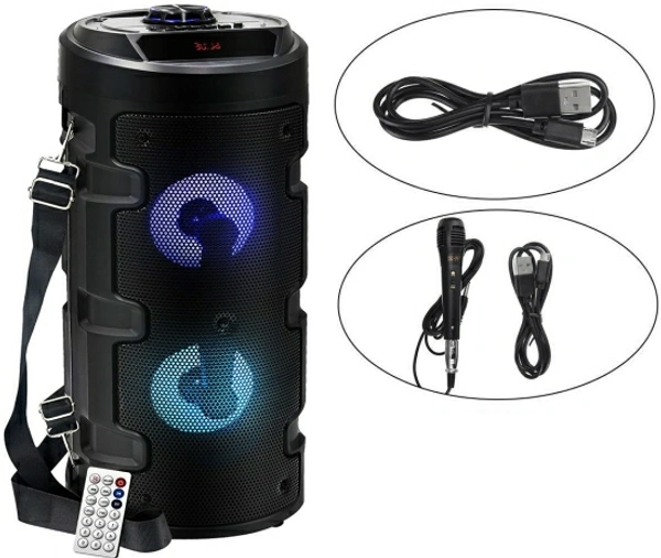 Worricow Heavy Body Mterial X-BASS Wireless Bluetooth Portable Party Dual Sound Speaker