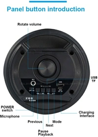 Worricow Heavy Body Mterial X-BASS Wireless Bluetooth Portable Party Dual Sound Speaker