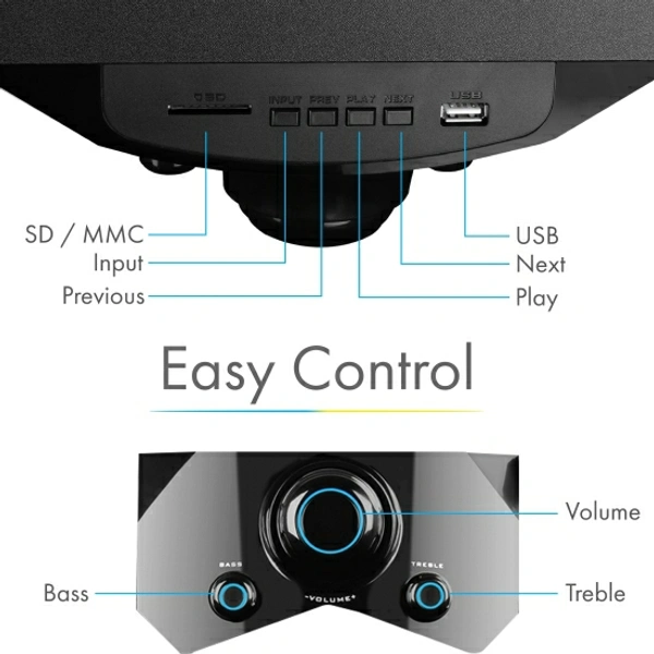 ZEBRONICS INDIE 105 W Bluetooth Home Theatre