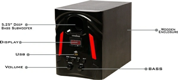 KRISONS Jazz Bluetooth Home Theatre