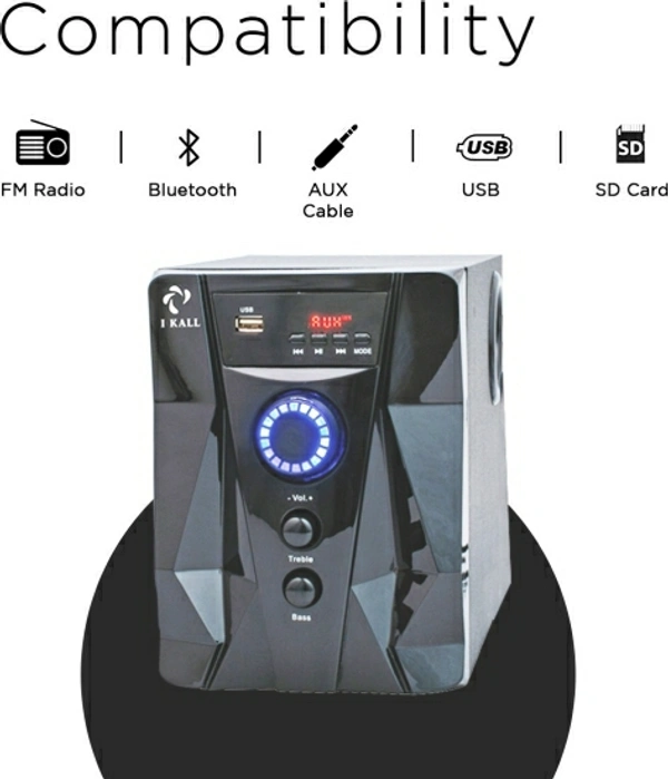 I Kall IK411 - 4.1 CHANNEL - BT 70 W Bluetooth Home Theatre 70 W Bluetooth Home Theatre