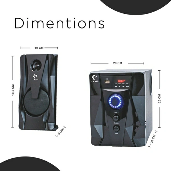 I Kall IK411 - 4.1 CHANNEL - BT 70 W Bluetooth Home Theatre 70 W Bluetooth Home Theatre