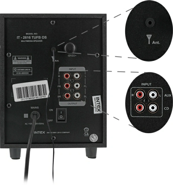 Intex IT-2616 BT 55 W Bluetooth Home Theatre