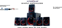 KRISONS Redblast 5.1 Bluetooth Home Theatre