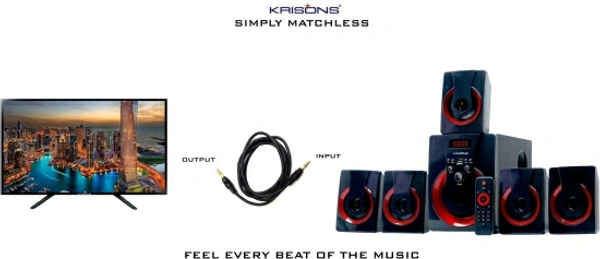 KRISONS Redblast 5.1 Bluetooth Home Theatre
