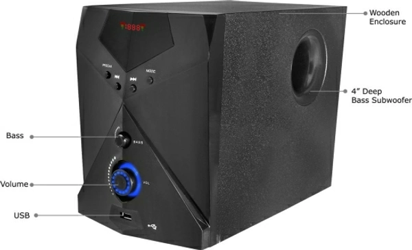 TECNIA Atom 504 Bluetooth 5.1 Channel Home Theatre Bluetooth Home Theatre