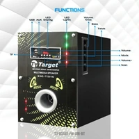 Target TARGET TT-D5182 FM-USB-BT PMPO : 44500 WATTS RMS : 180 WATTS MULTIMEDIA SPEAKERS