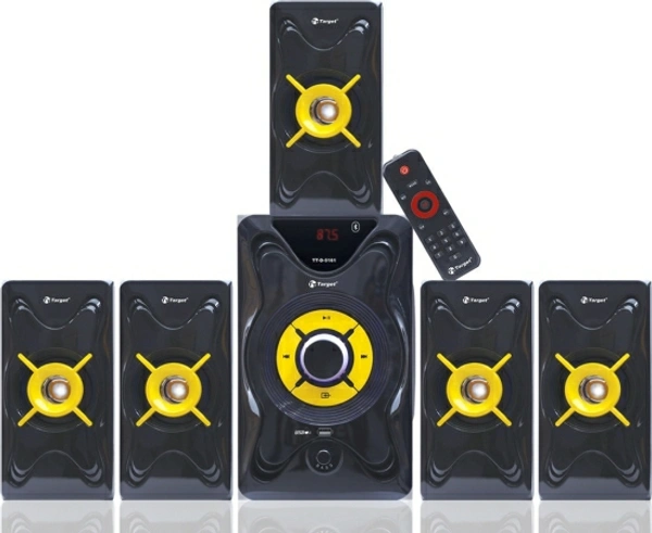 Target TARGET TT-D5161 5.1 MULTIMEDIA SPEAKERS 155 WATTS 5.25 " SUBWOOFERS 115 W Bluetooth Home Theatre