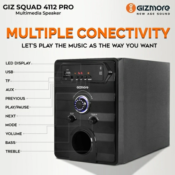 Gizmore Giz Squad 4112 Pro 40 W Bluetooth Home Theatre