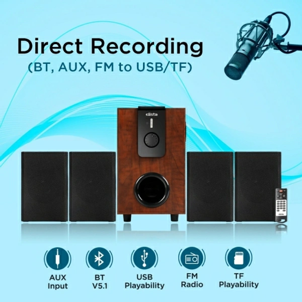 Elista Pearl 4.1 AUTFB 60 W Bluetooth Home Theatre