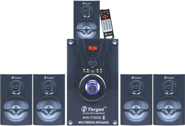 Target Target TTD5122 RMS 155 WATTS Multimedia Speaker 5.25 INCH Sub 155 W Bluetooth Home Theatre