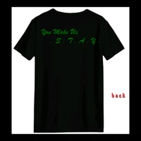 STRAY KIDS KPOP GROUP SKZ ILLUSTRATION MULTICOLOR ART PRINTED BLACK T-SHIRT. - Black, S38