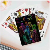 SKZ StrayKids KPOP boygroup Art PLAYING CARDS SET - Black, Paper