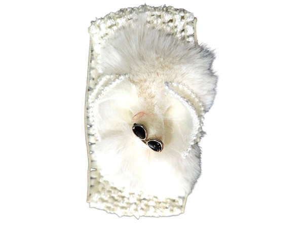 Soft Hair Belt - White