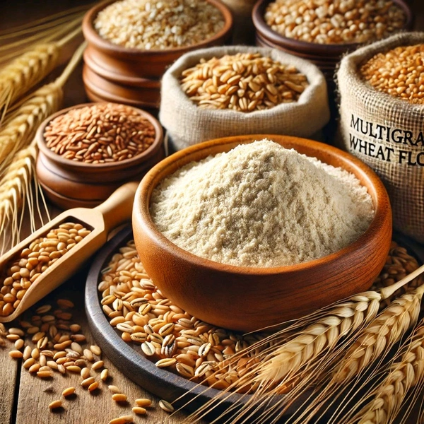 Multigrain Atta- 4 अनाज (गेहूँ, जौ, चना व सोया) - 5 Kg