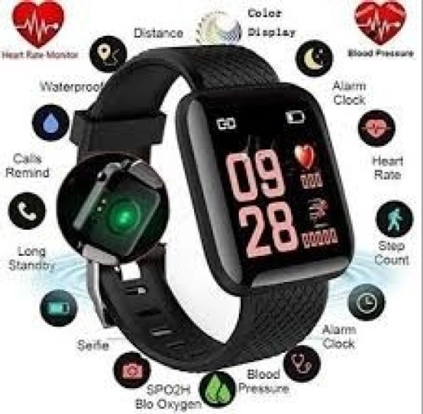 HIMOCEAN Waterproof D20 Smart Watch Bluetooth Smartwatch with Blood Pressure Tracking SmartwatchSales Package :SMARTWATCHModel Number :smartwatchModel Name :Waterproof D20 Smart Watch Bluetooth Smartwatch with Blood Pressure TrackingDial Shap - Black, Free