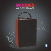 MAKZEE MZ921 Wireless Wooden Speaker BT-5.0 HD Sound Built-in FM Radio Multi Connectivity Modes One Button Control 20 W Bluetooth SpeakerSales Package :1 Speaker, 1 USB CableModel Number :MZ921 Wireless Wooden Speaker BT-5.0 HD Sound Built-in FM Radio Multi Connectivity Modes One Button ControlType :Mobile/Tablet SpeakerBluetooth :YesMemory Card Slot :YesConfiguration :MonoPower Ou - Gold, 6 Inch