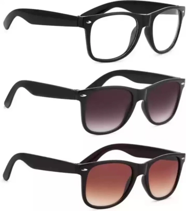Stylish Man Sunglasses - Dove Gray, Free