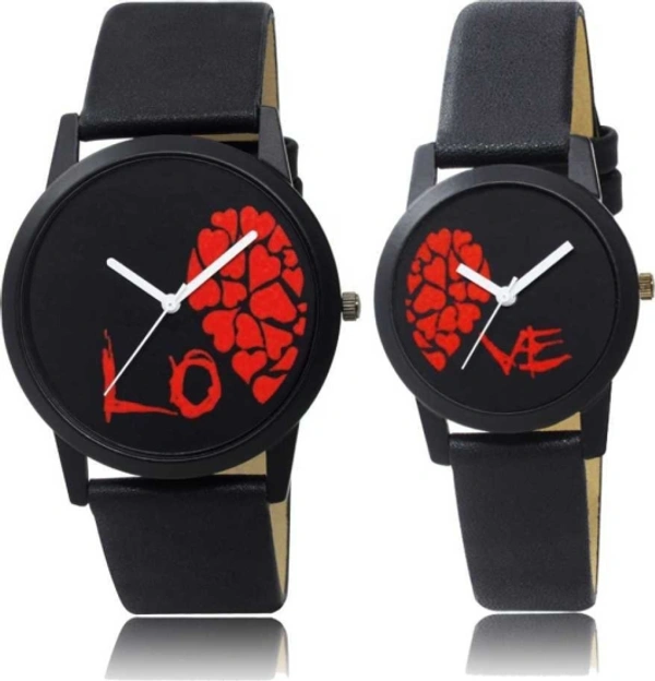 Trendy Cople Watchs - Black, Free