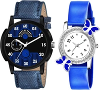 Trendy Cople Watchs - Black, Free