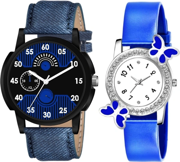 Trendy Cople Watchs - Black, Free