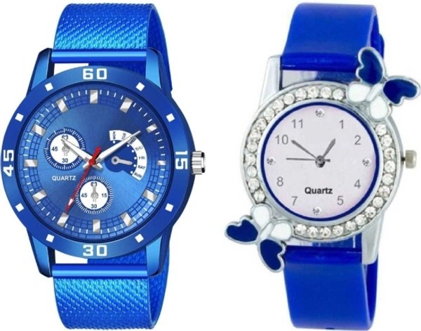Trendy Cople Watchs - Black, Free