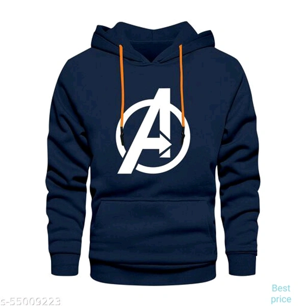FASHION AND YOUTH Stylish Unisex  Avenger Design Printed Hooded Hoodies | Pullover Sweatshirts for Men Name: FASHION AND YOUTH Stylish Unisex  Avenger Design Printed Hooded Hoodies | Pullover Sweatshirts for Men Fabric - Black, Xl